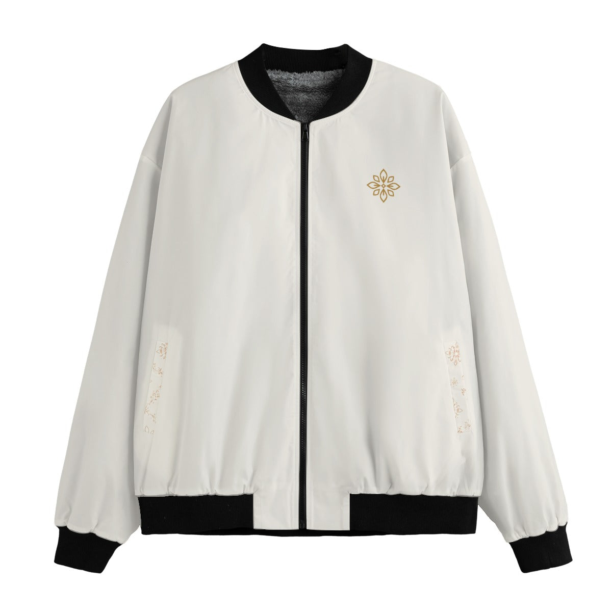 Veste doublée beige