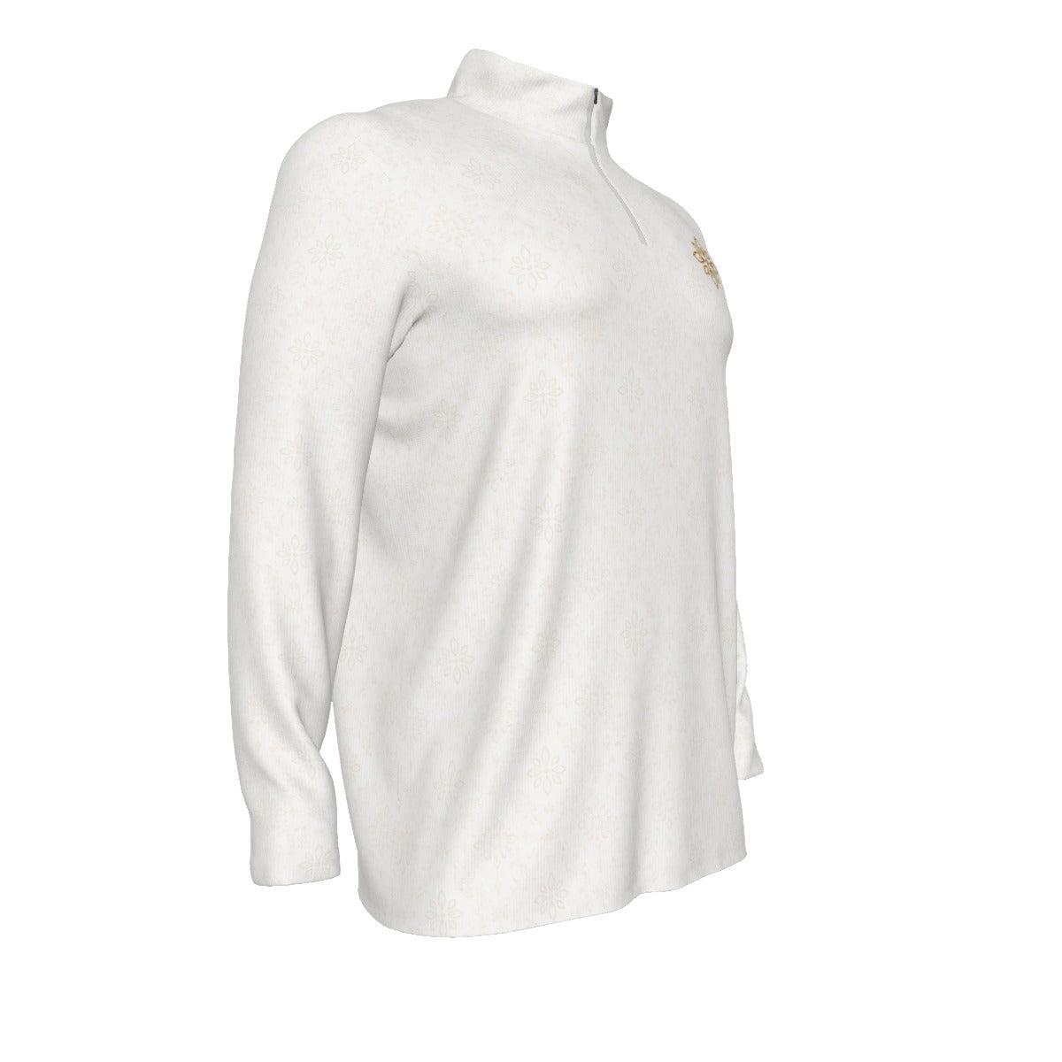 Polo Sport Homme à Col Montant et Demi-Zip | Maille Interlock Premium