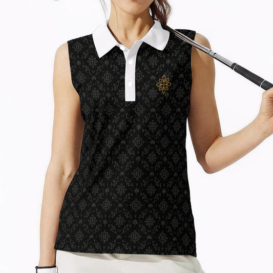 Polo débardeur noir