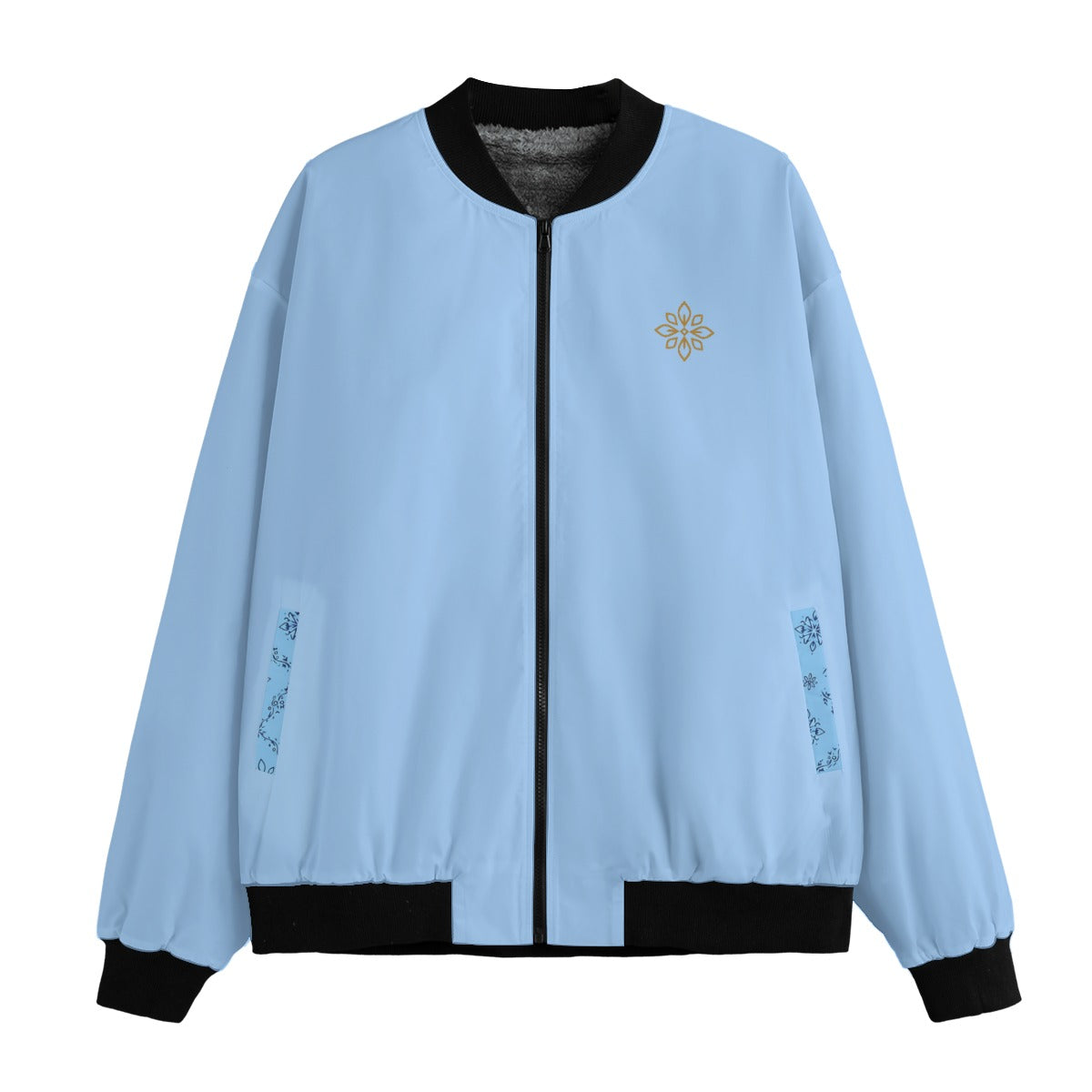 Veste doublée bleu ciel